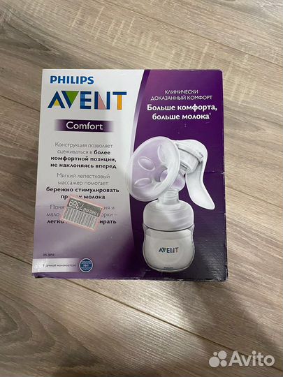 Philips avent Ручной молокоотсос Comfor