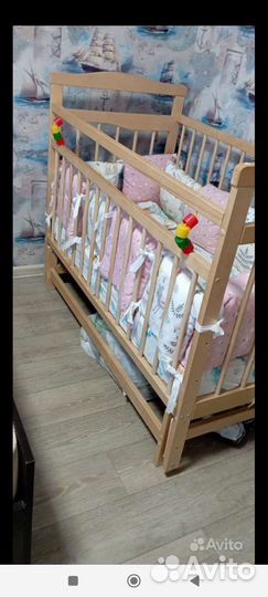 Бортики в детскую кроватку