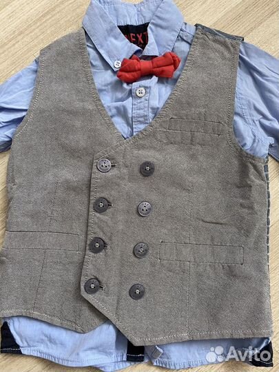 Рубашка с жилетом next