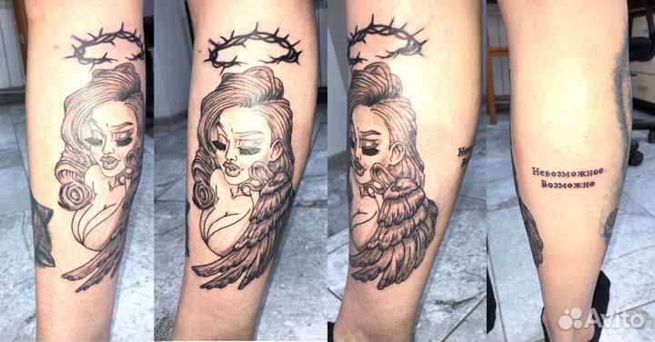 Тату в салоне