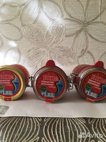 Красная икра лососевая