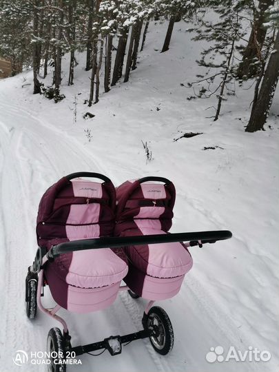 Коляска для двойни 2в1