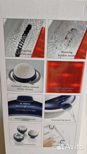 Новая массажная ванна для ног Bosh PMF-3000