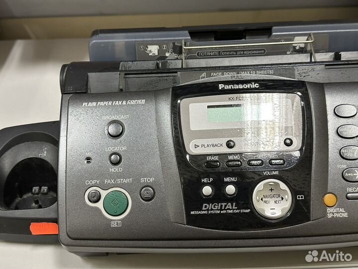 Телефон факс panasonic