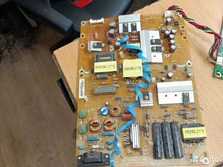 Материнские платы, т-коны, блоки питания для TV