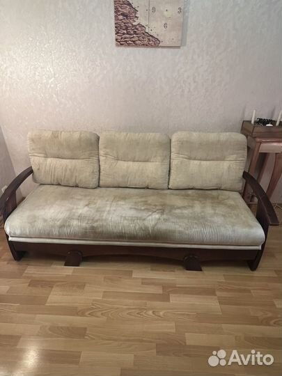 Диван прямой раскладной бу