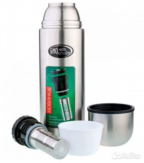 Термос биосталь-охота 1,0 л