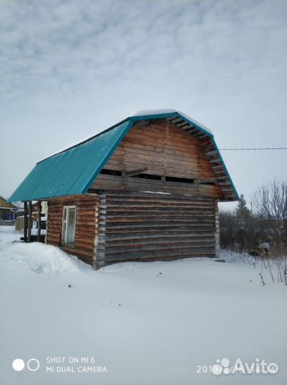 Дом 45 м² из рубленного бревна