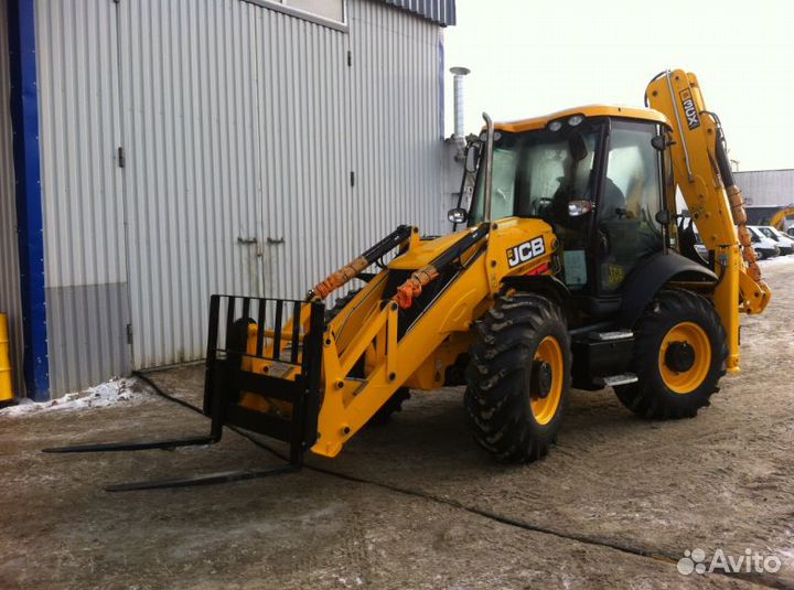 Экскаватор погрузчик, ямобур, JCB, спецтехника
