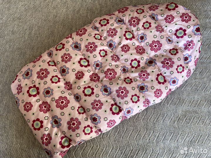 Теплый конверт в коляску для девочки