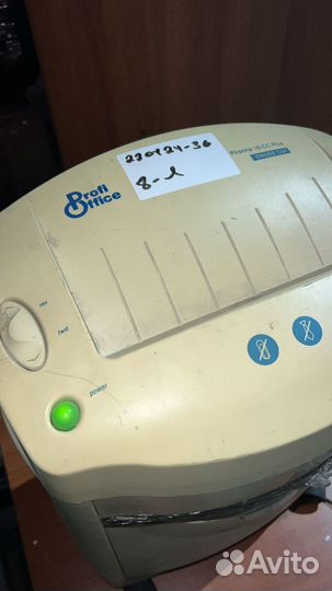 Шредер ProfiOffice piranha 10 CC plus 3х39 мм