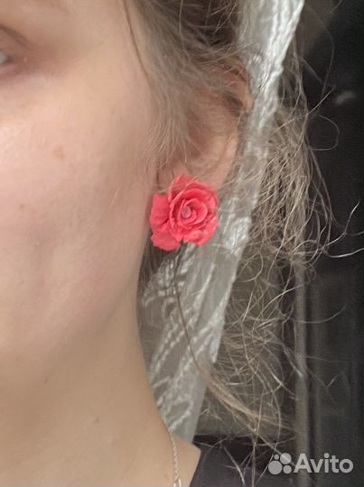 Серьги ручная работа