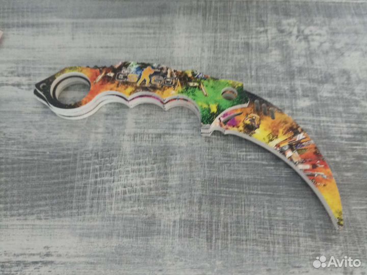 Деревянный нож керамбит