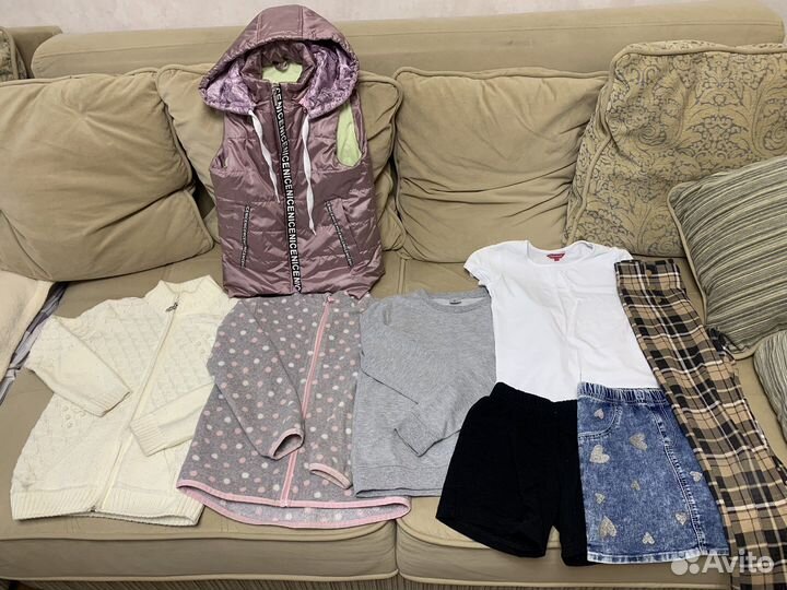Пакет вещей на девочку рост 128 134