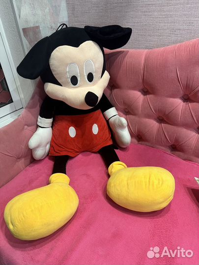 Большая мягкая игрушка микки