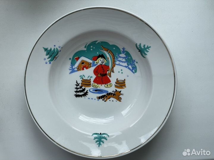 Тарелка детская СССР Туймазинский завод