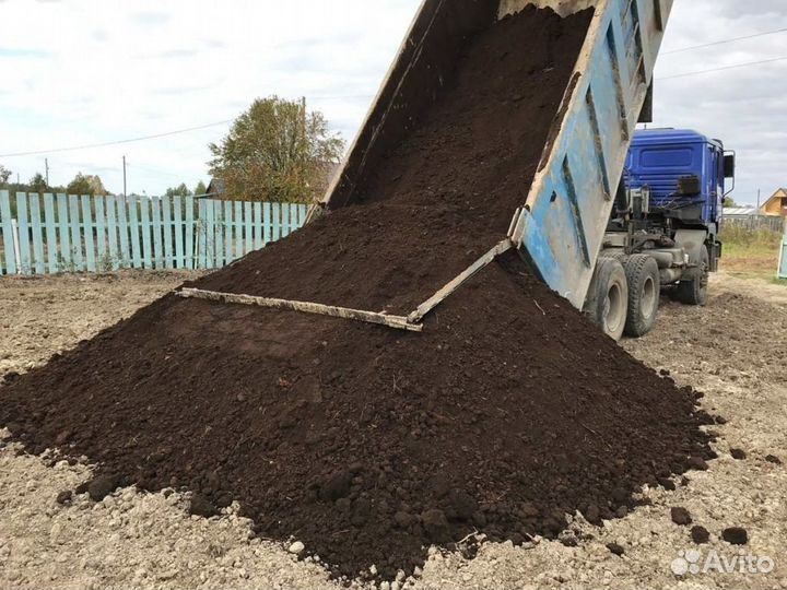 Чернозем, грунт, земля с доставкой