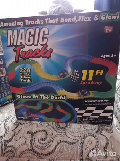 Magic track светящаяся машинка