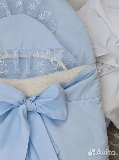 Конверт на выписку для мальчика зима