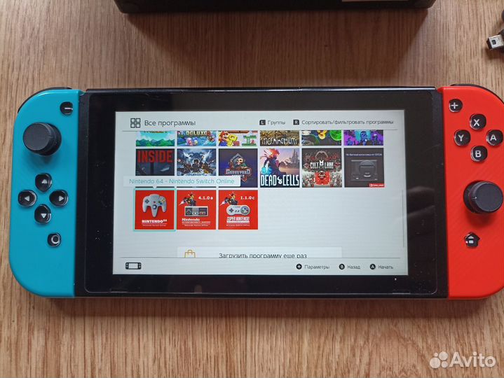 Nintendo Switch прошитый 160Gb + 33 игры