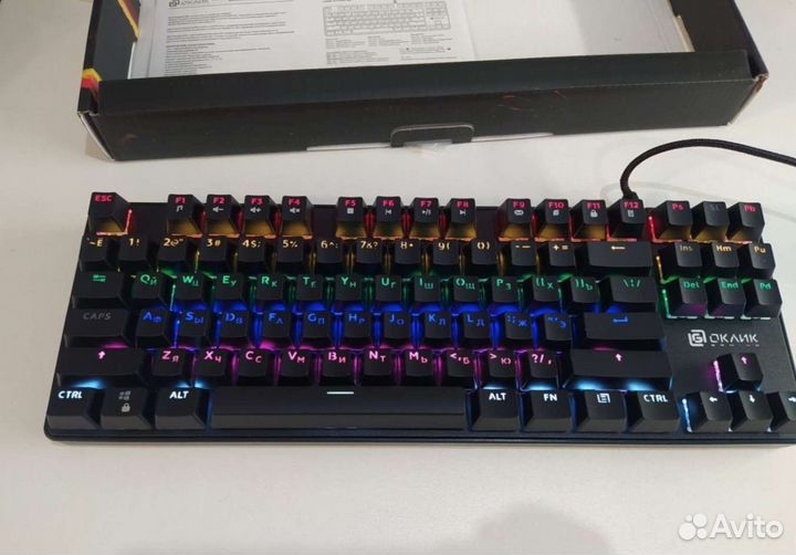 Механическая игровая клавиатура оклик oclick