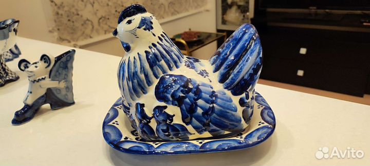 Гжель посуда