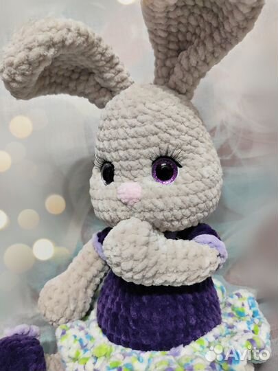 Вязаный зайка