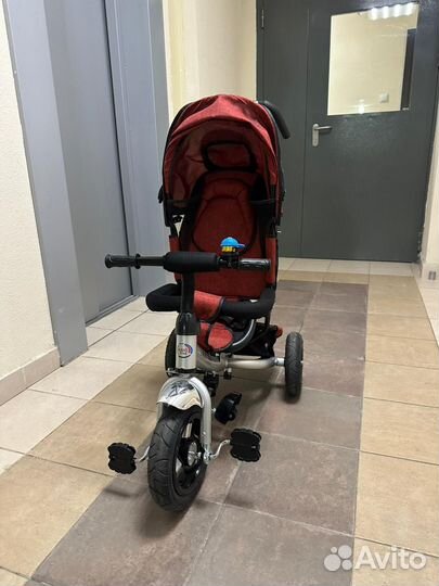 Велосипед коляска с ручкой