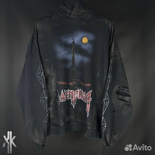 Худи Balenciaga Paris Moon