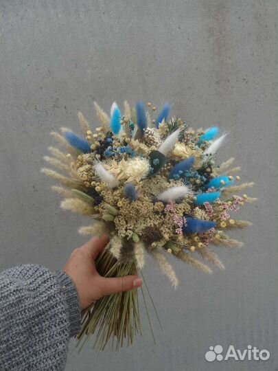 Букет невесты свадебный сухоцветы