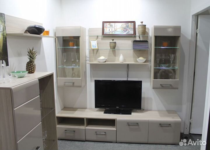 Гостиная Ненси 3 венге/капучино глянец