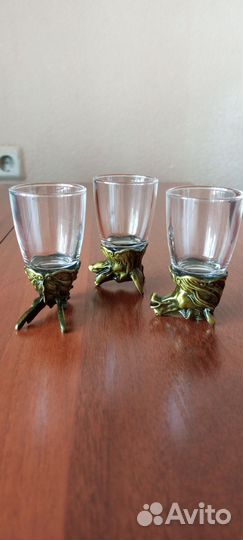 Рюмки перевертыши с животными