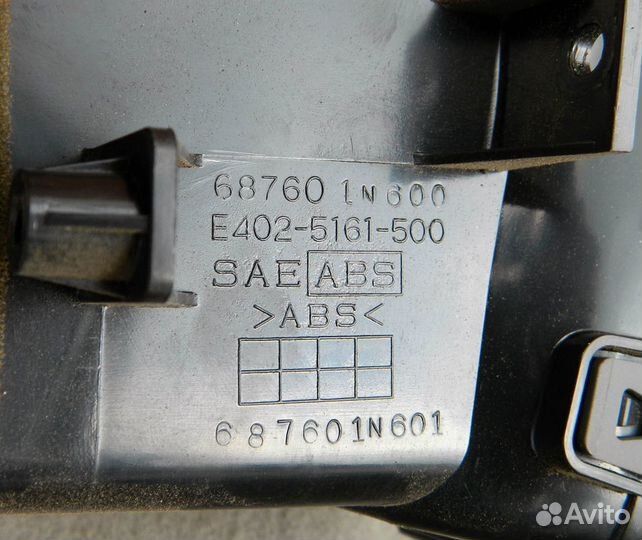 Дефлектор торпедо правый Nissan Almera N15