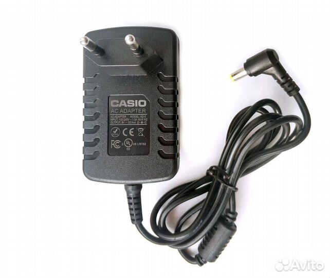 Блок питания для синтезатора Casio 9V 850mA / AD-5