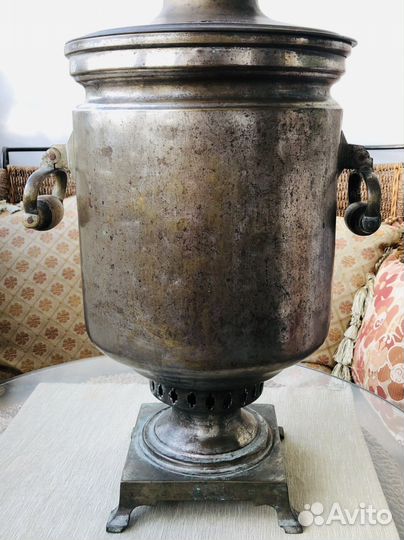 Самовар на дровах антикварный