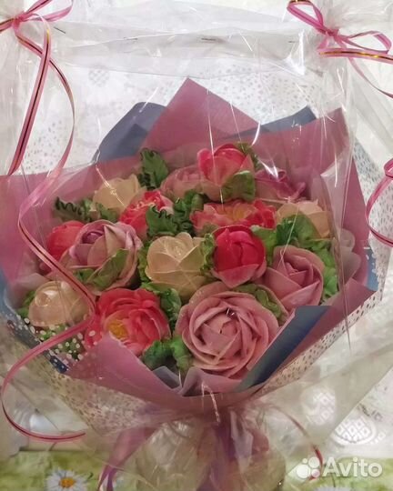 Букет из зефира