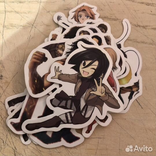 Набор стикеров Атака Титанов (Attack on Titan)