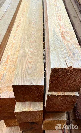 Брус для стоительства, лиственница, 100х150мм