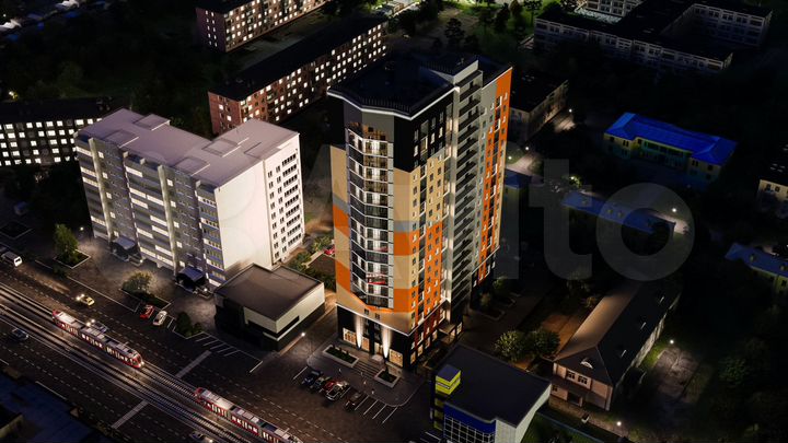 2-к. квартира, 54,4 м², 11/20 эт.