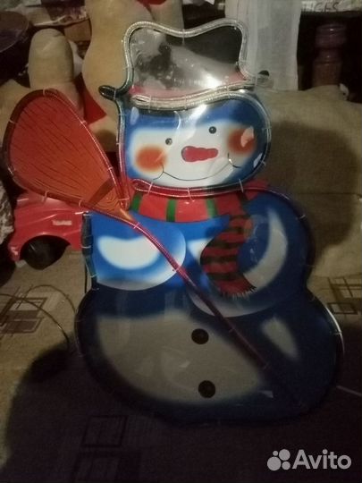 Снеговик светящийся
