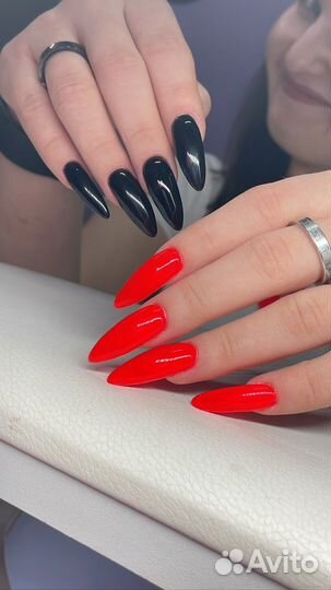 Наращение ногтей, гель-лак, маникюр