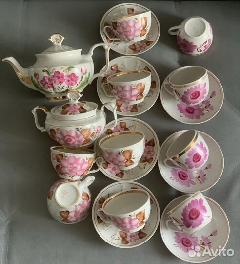 Чайная Пара Фарфоровая