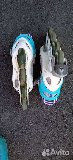 Ролики размер 35-38 регулируемые Oxello Decathlon