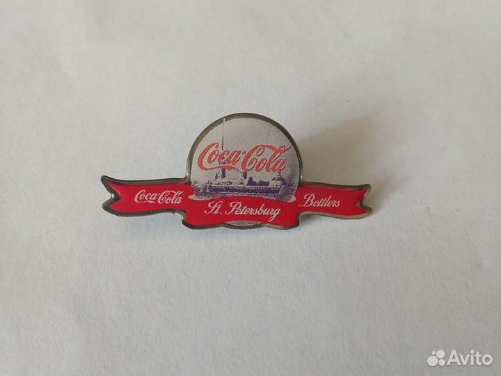 Значок-планка Coca-Cola крепление винт