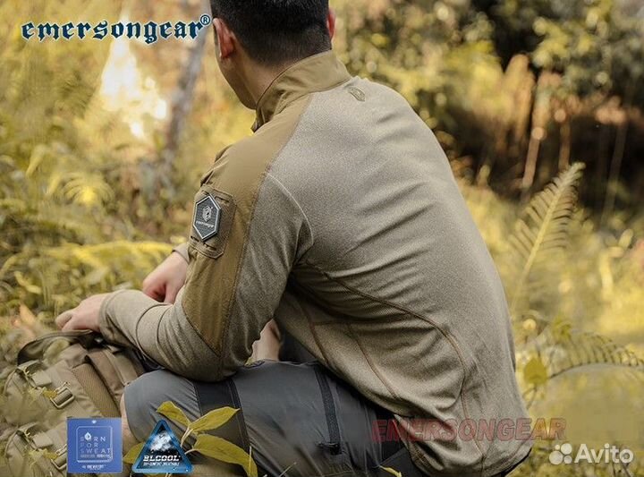 Лонгслив Emersongear Blue label Hunter хаки/койот