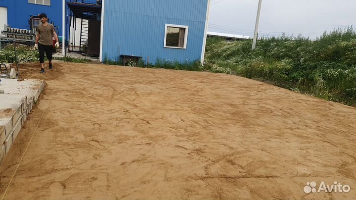 Асфальтирование, Основания, Благоустройство Бордюр