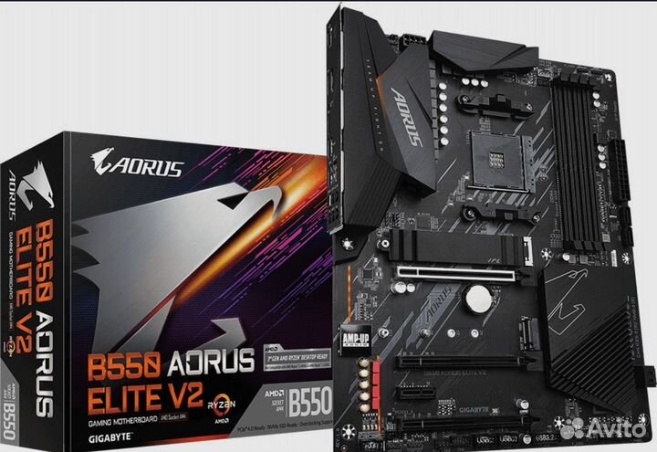 Материнская плата gigabyte b550 aorus elite v2