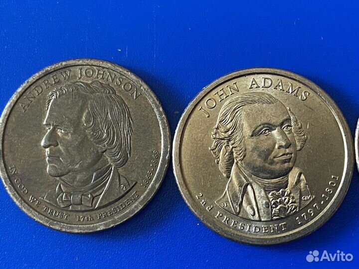 Монеты США 1 доллар подарочные