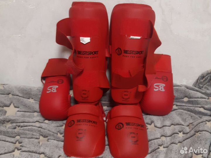 Защита для карате, футы щитки, накладки на руки