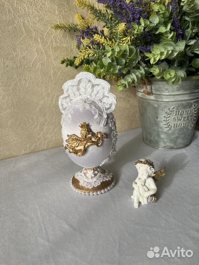 Пасхальное бархатное яйцо